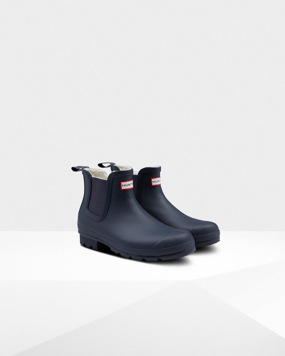 Chelsea Boots Herr - Hunter Original Insulated - Marinblå - 713452-HWB